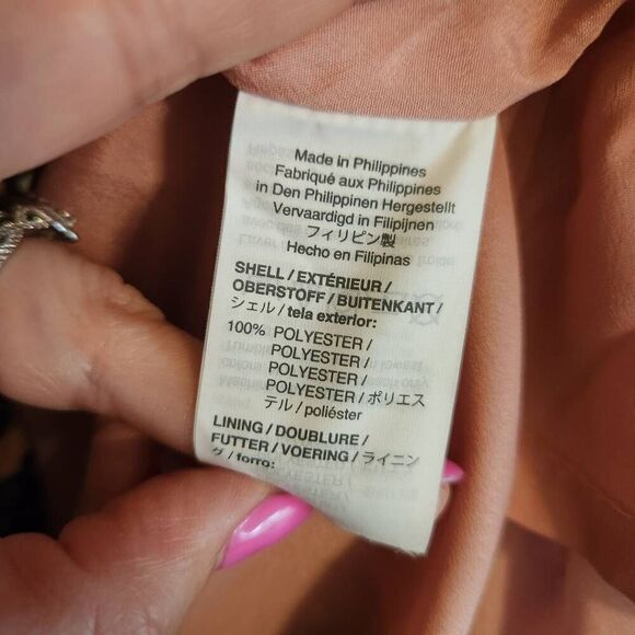 J Crew Wrap Dress Womens 22 3X Plus 365 Crepe Pink Blush Floral Bouquet - Picture 5 of 5